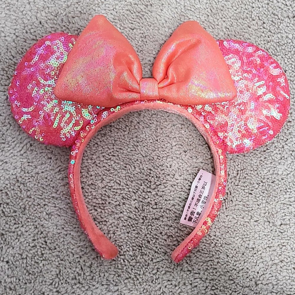 Disney Parks Coral Minnie Mouse Ears